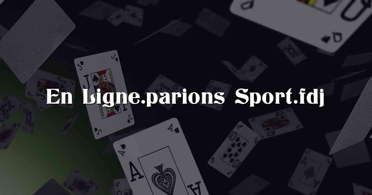 En Ligne.parions Sport.fdj